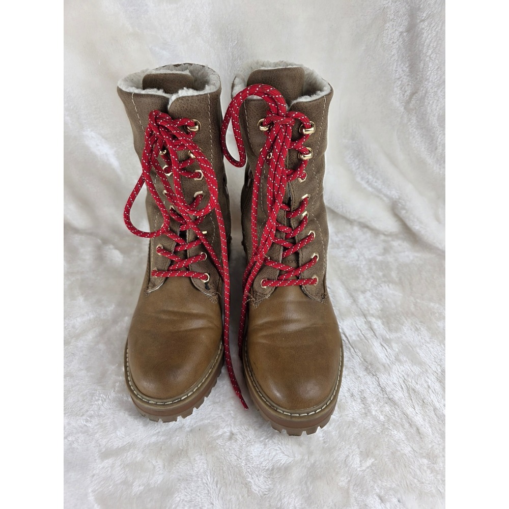 Vegan Winter Combat Boots Women's Warm Winter Fashion Sheppard lined‎